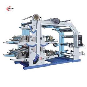 Machine d'impression flexographique à deux couleurs à empilage automatique, système de guidage de ruban de précision pour les applications d'emballage continues - Product Image 2