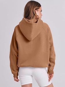 Fabrication la plus rapide OEM personnalisé sweat à capuche surdimensionné pour femme tendance de la mode coupe ample sweat à capuche surdimensionné pour femme décontracté tous les jours - Product Image 2