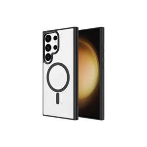 Coque en silicone chromé violet foncé Netzy Luxury compatible MagSafe pour Samsung Galaxy S24 Ultra, anti-traces de doigts - Product Image 2