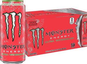 Bebida Energética Monster Ultra Watermelon Sin Azúcar con Ginseng, Taurina y Carbonato, 12x500ml - Product Image 6