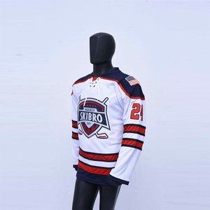 เสื้อเจอร์ซีย์ฮ็อกกี้น้ำแข็งพิมพ์ซับลิเมชันชุดทีมผลิตตามสั่ง - Product Image 1