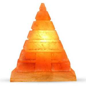 Lampe en cristal de sel naturel rose de l'Himalaya fabriquée à la main corps électrique lumière blanche chaude sur mesure Pakistan chambres lampes de table - Product Image 1