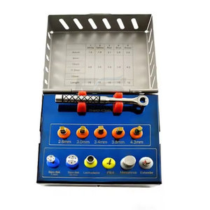 Ensemble de forets pour dilatation osseuse dentaire de haute qualité pour l'implantologie, l'expansion du plateau alvéolaire et les procédures de lifting sinusale - Product Image 1