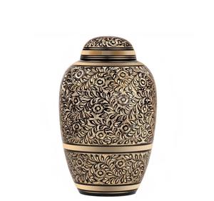 Urnes de crémation en laiton massif pour cendres humaines gravées funéraires funéraires faites à la main urnes commémoratives pour animaux de compagnie chiens chats - Product Image 5
