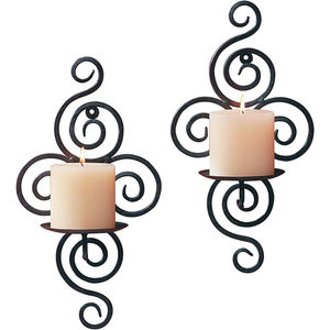 Fabulous Design Home Decoration Christmas Candle Holder Metal Iron <b>Sconces</b> with <b>Lighting</b> Accessories Competitive Price - Product Image 1