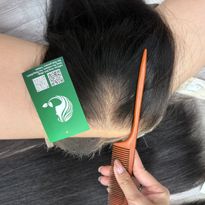 Peluca Frontal de encaje de pelo crudo vietnamita de alta calidad de 8 - 32 pulgadas, encaje HD de textura recta para mujeres negras sin procesar con tamaño de gorra - Product Image 6