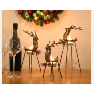 Nouveau bougeoir moderne de renne mariage et tous les événements bougeoir décoratif bougeoir de décor de noël bougeoir - Product Image 4