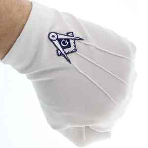 Taille libre vie quotidienne 100% coton haute qualité et meilleur prix maçonnique gants personnalisés en gros - Product Image 2