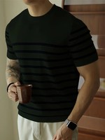 T-shirt à manches courtes col rond 180 g/m² en tissu tricoté 100 % polyester, personnalisable sur le devant, écologique et à séchage rapide pour homme – Meilleures ventes, haute qualité