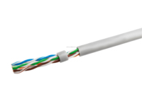 Câble réseau LAN DMIS CAT6-1 8 conducteurs en cuivre, intérieur, UTP FTP, 4-2 paires blindées, PVC, pour la communication