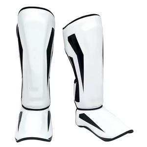 Espinilleras de fútbol de alta calidad personalizadas, protección integral de cuero genuino, tipo suave, uso para adultos, 2017 - Product Image 4