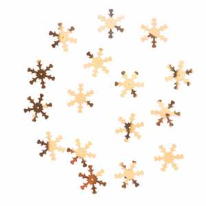 Sequin forme spéciale petit trou centré couleur métallique, Selanusa - Product Image 1