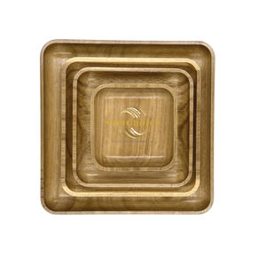 Fabricant de gros Fabriqué au Vietnam Plateau en bois 100% naturel écologique et personnalisable Prix incroyable - Product Image 1