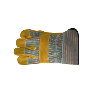 ถุงมือทำงานเพื่อความปลอดภัยเย็บแข็งแรงถุงมือทำงานหนังสไตล์ปกติ - Product Image 6