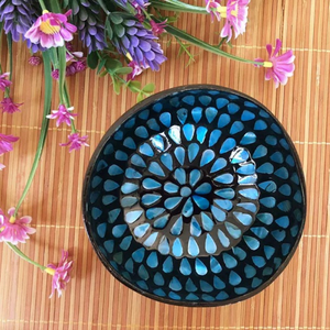 Cuencos de coco de alta calidad con Incrustaciones de nácar, venta al por mayor de lujo para decoración de espacio todos los días, embalaje de cartón - Product Image 4