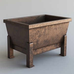 Brasero en métal fonctionnel conçu pour un chauffage extérieur sûr, offrant une base stable et une utilisation durable - Product Image 6