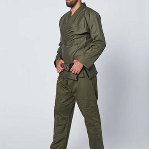 Karate Gi Jacket Pants Set Stretch Warmups Drills Sesiones de combate Entornos de prueba-Jiu Jitsu Kimono Martial Arts Wear - Product Image 6