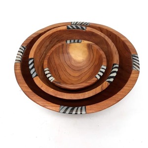 New Arrival Polished <b>Bamboo</b> <b>Bowl</b> Set Eco-Friendly Modern Design Home Use Business Gift Tabletop Serving <b>Bowl</b> - Product Image 2