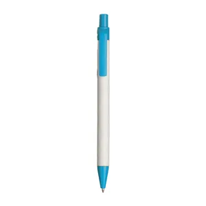 Penna Ecologica Promozionale Riciclata con Chiusura a Scatto Realizzata in PLA - Product Image 1