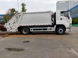 Camions à ordures géants d'occasion authentiques, transmission manuelle, diesel, 316T GVW, installation sur site, commande d'exportation par lots - Product Image 3