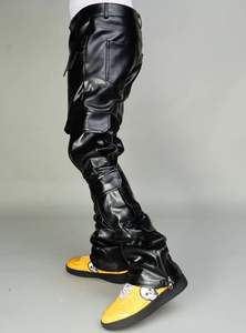 กางเกงกันลมผู้ชายกลางแจ้งสไตล์สตรีทแวร์กางเกงหนังดีไซน์ทันสมัยคุณภาพระดับพรีเมียมเสื้อผ้าแฟชั่นทันสมัยทนทาน - Product Image 5