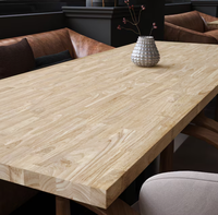 Comptoirs de cuisine en bois massif personnalisables Comptoir de boucher en bloc Hevea durable à base de Walter