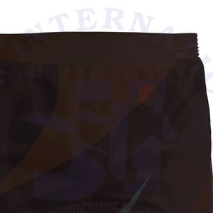 Pantalones cortos de playa informales para hombre, 100% poliéster satinado, secado rápido, estampado personalizado, cintura media elástica, tejido impermeable, servicio OEM - Product Image 5