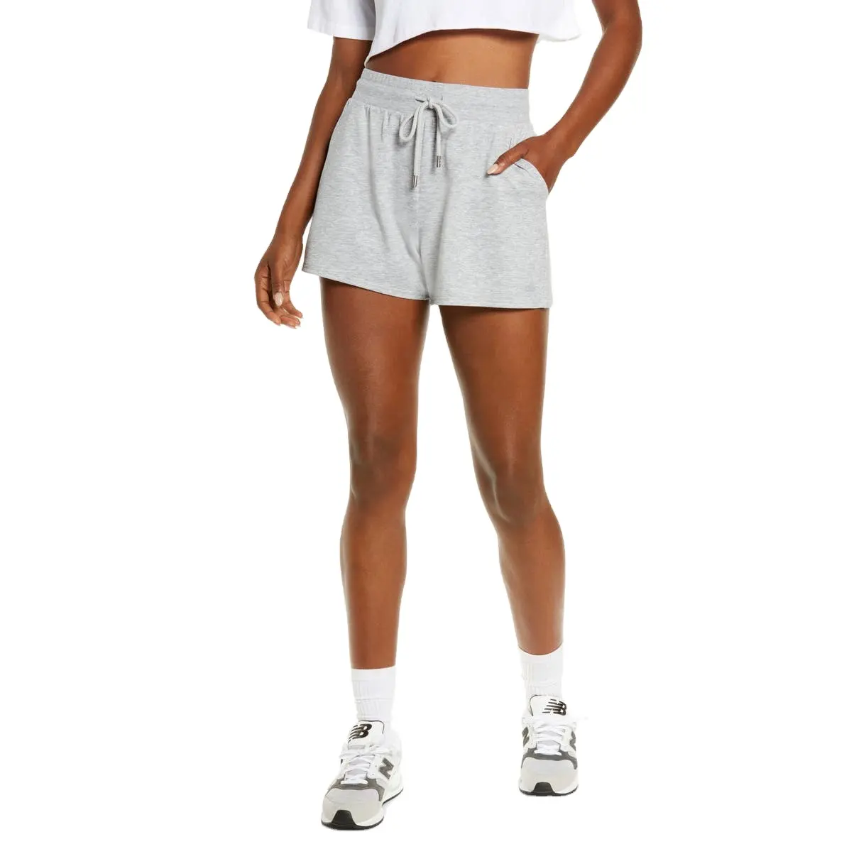 Hochwertige benutzer definierte Frauen Damen Schweiß absorbierende Kompression Laufs horts Fitness studio Sport Atmungsaktive Frauen Yoga Shorts