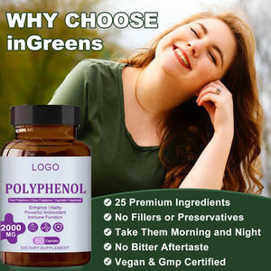 天然ポリフェノールエキスサプリメント大人用痩身ストロベリーアップルグリーンティーポリフェノールカプセルアルツハイマーとパーキンソン - Product Image 4