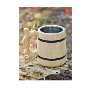 Tasses à bière en bois 16oz tasse à bière pure Hammer Point pour ustensiles de cuisine et restaurants utiliser au meilleur prix artisanat naturel - Product Image 5