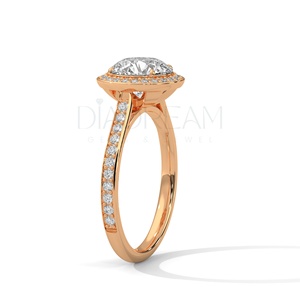 VVS Leb Grown Diamond 925 Sterling <b>Silver</b> <b>Solitaire</b> Engagement Wedding <b>Ring</b> for Women Jewelry - Product Image 6