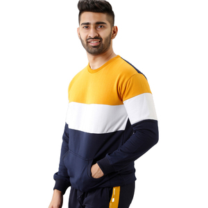 Sweat-shirts pour hommes à manches longues et col rond, imprimés en sérigraphie, brodés, unis, hiver, logo personnalisé, 100% coton, molleton respirant - Product Image 3