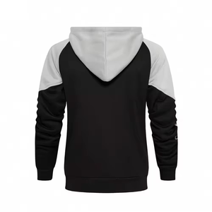Stylish <b>Black</b> and Gray <b>Zip</b>-<b>Up</b> <b>Hoodie</b> and Jogger Set for Modern Athleisure and Casual Wear tracksuit for mens - Product Image 5