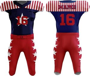 Camiseta de fútbol americano personalizada, camisetas con conjunto corto, ropa deportiva de gran oferta, uniforme de fútbol americano personalizado - Product Image 2