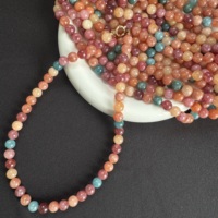 Collier en pierres précieuses colorées de style côtier, perles d'eau douce, pierres naturelles, étanche, personnalisable pour les boutiques en ligne (vente en gros)