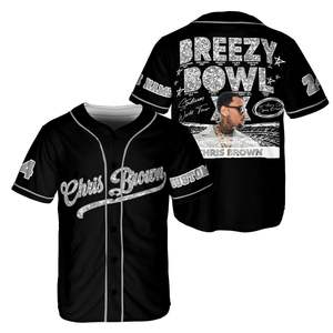 Maillot de baseball imprimé personnalisé uniforme d'équipe en polyester respirant pour hommes et femmes vente en gros - Product Image 2