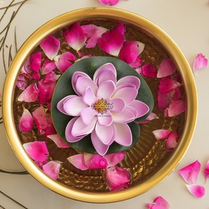 IndianArtVilla Brass Embossed Decorative Pot for Home & Restaurant Use-Tableware for Home Decor & Storage - Product Image 4