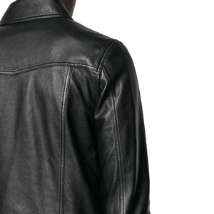 Custom New Fashion Genuine Leather <b>Jacket</b> <b>Men</b> <b>Slim</b> <b>fit</b> Leather <b>jacket</b> - Product Image 4