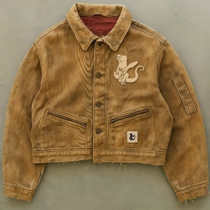 เสื้อแจ็คเก็ตวาร์ซิตี้ผู้ชายแบบลำลองสั่งทำพิเศษ คอตั้ง คุณภาพพรีเมียม  มีจำหน่ายหลายสี - Product Image 6