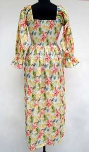 Haute qualité Floral Maxi Robe pour femmes élégant été plage Robe Kimono avec bouton décoration longue décontracté pour filles dames - Product Image 2