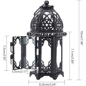 โคมไฟตกแต่งทันสมัยเชิงเทียนสำหรับบ้านสวนระเบียงห้องนั่งเล่นในร่มกลางแจ้งงานแต่งงาน - Product Image 2