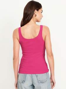 y2k style Breathable fabric Customizable Women's summer Tank Top Ribbed high quality tank top for Women - Product Image 2