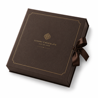 Boîte cadeau carrée rigide personnalisée, écologique, recyclable, avec couvercle et base doublés d'éponge, gaufrage, pelliculage mat, marquage à chaud, OEM