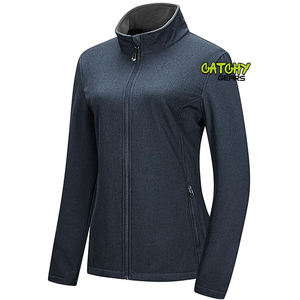 Hiver Soft Casual Fall Pullover Quarter Zip Sweatshirt Pull à manches longues Veste polaire pour femmes - Product Image 1