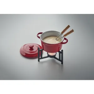 Ensemble de fondue en céramique BIG KASE personnalisé, ensemble cadeau d'affaires - Product Image 1