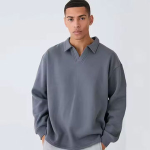 Venta al por mayor personalizado de alta calidad transpirable ecológico bordado polar Logo sudadera Top de moda de manga larga para el invierno - Product Image 1