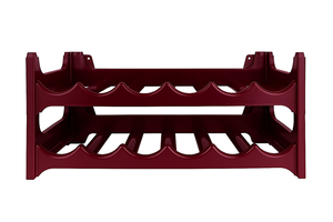 Porta Vino Rectangular de Plástico Resistente - Doble Pared - Impermeable - Ligero - Portátil - Capacidad de 4.5 Litros - Color Burdeos - Italiano - Product Image 2