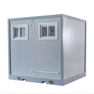 Bloc WC et douche double industriel portable en kit, conteneur démontable pour usage hôtelier, ODM, garantie 3 ans, panneau sandwich - Product Image 3