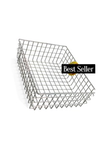 High Quality Metal Fruit <b>Basket</b> Kitchen Organizer Handles Eco-Friendly Simple Design <b>Vegetable</b> Storage Rack <b>Stand</b> for Home Use - Product Image 1