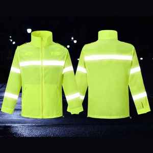 Unisex Lightweight Long Sleeve ANSI UV-Protected Outdoor Work <b>Jacket</b> Vest Custom Logo Reflective Sun-Proof <b>High</b> Zipper - Product Image 4